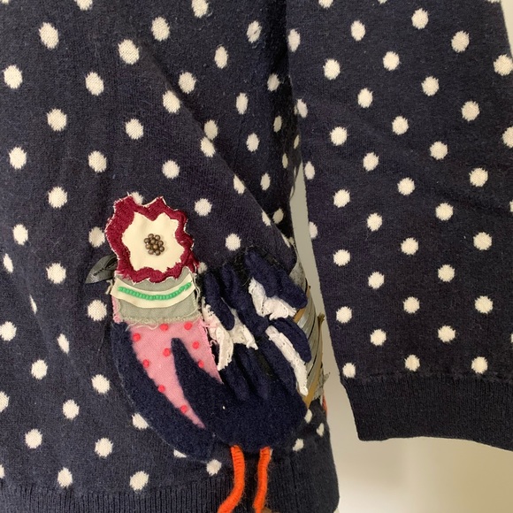 Anthropology Charlie & Rose cardigan size medium with birds EUC 🌼 - Picture 5 of 10